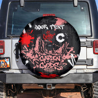 Personalized Colorado Garden Of The Gods Spare Tire Cover Urban Graffiti Paint Splatter Street Art
