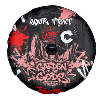 Personalized Colorado Garden Of The Gods Spare Tire Cover Urban Graffiti Paint Splatter Street Art