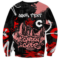 Personalized Colorado Garden Of The Gods Sweatshirt Urban Graffiti Paint Splatter Street Art