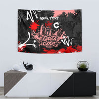 Personalized Colorado Garden Of The Gods Tapestry Urban Graffiti Paint Splatter Street Art