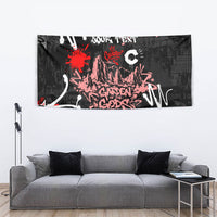 Personalized Colorado Garden Of The Gods Tapestry Urban Graffiti Paint Splatter Street Art