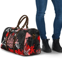 Personalized Colorado Garden Of The Gods Travel Bag Urban Graffiti Paint Splatter Street Art