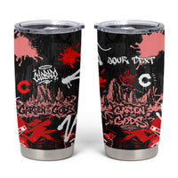 Personalized Colorado Garden Of The Gods Tumbler Cup Urban Graffiti Paint Splatter Street Art