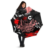 Personalized Colorado Garden Of The Gods Umbrella Urban Graffiti Paint Splatter Street Art