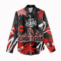 Personalized Colorado Garden Of The Gods Women Casual Shirt Urban Graffiti Paint Splatter Street Art