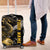 Golden Dragon and Bowling Ball Design Luggage Cover with Marble Stone Texture and Custom Team Name Text - Wonder Print Shop