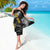 Golden Dragon and Bowling Ball Design Sarong with Marble Stone Texture and Custom Team Name Text - Wonder Print Shop