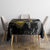 Golden Dragon and Bowling Ball Design Tablecloth with Marble Stone Texture and Custom Team Name Text - Wonder Print Shop