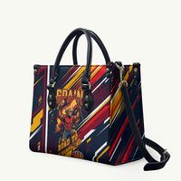 Spain Football Road To Championship Leather Bag Bull Mascot Flying Soccer Ball - Dynamic Speed Stripes