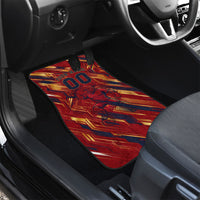 Personalized Spain Football Car Mats Spanish Shield Bull Mascot