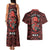 Skull pattern Couples Matching Tank Maxi Dress and Hawaiian Shirt I Love You Berry Much - Wonder Print Shop