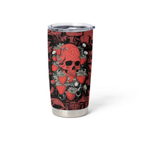 Skull pattern Tumbler Cup I Love You Berry Much - Wonder Print Shop