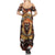 Flaming Skull Summer Maxi Dress Judge Me When You're Perfect Otherwise Shut Up - Wonder Print Shop