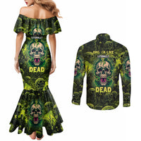 zombie-skull-couples-matching-mermaid-dress-and-long-sleeve-button-shirts-im-like-literally-dead