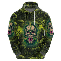 Zombie Skull Hoodie I'm Like Literally Dead - Wonder Print Shop