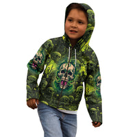 Zombie Skull Kid Hoodie I'm Like Literally Dead - Wonder Print Shop