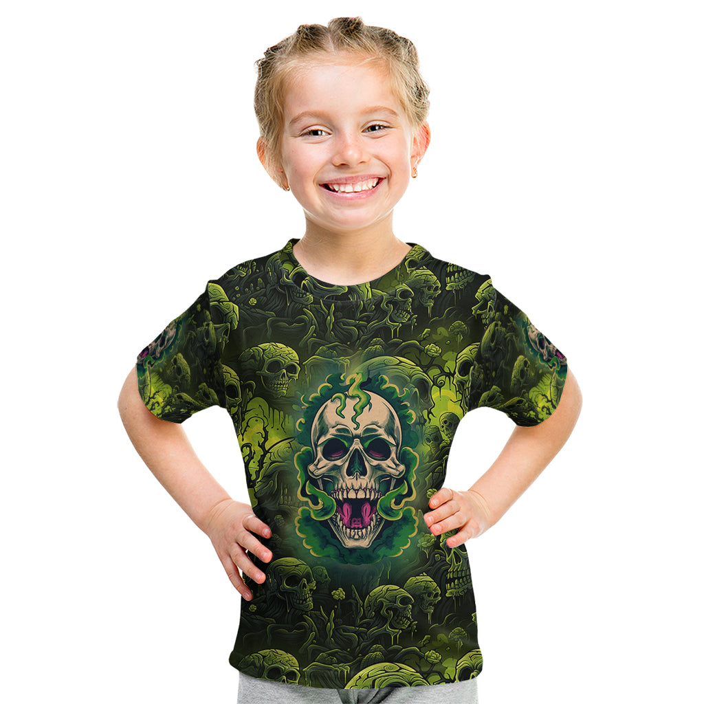 Zombie Skull Kid T Shirt I'm Like Literally Dead - Wonder Print Shop
