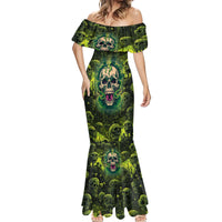 Zombie Skull Mermaid Dress I'm Like Literally Dead - Wonder Print Shop