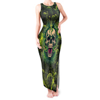Zombie Skull Tank Maxi Dress I'm Like Literally Dead - Wonder Print Shop