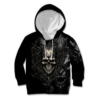 Skull Demon Fantasy Kid Hoodie Time To Unleash A Litte Hell - Wonder Print Shop