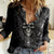 Skull Demon Fantasy Women Casual Shirt Time To Unleash A Litte Hell - Wonder Print Shop