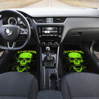 I'm A Nice Person Skull Car Mats - Wonder Print Shop
