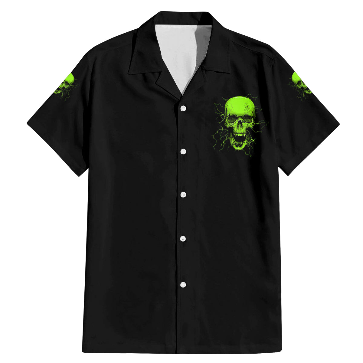 I'm A Nice Person Skull Family Matching Mermaid Dress and Hawaiian Shirt - Wonder Print Shop