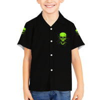 I'm A Nice Person Skull Family Matching Tank Maxi Dress and Hawaiian Shirt - Wonder Print Shop