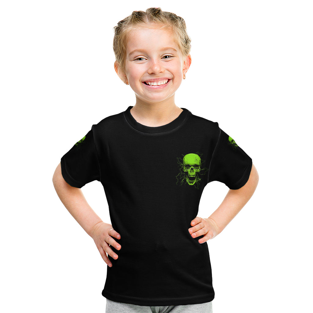 I'm A Nice Person Skull Kid T Shirt - Wonder Print Shop