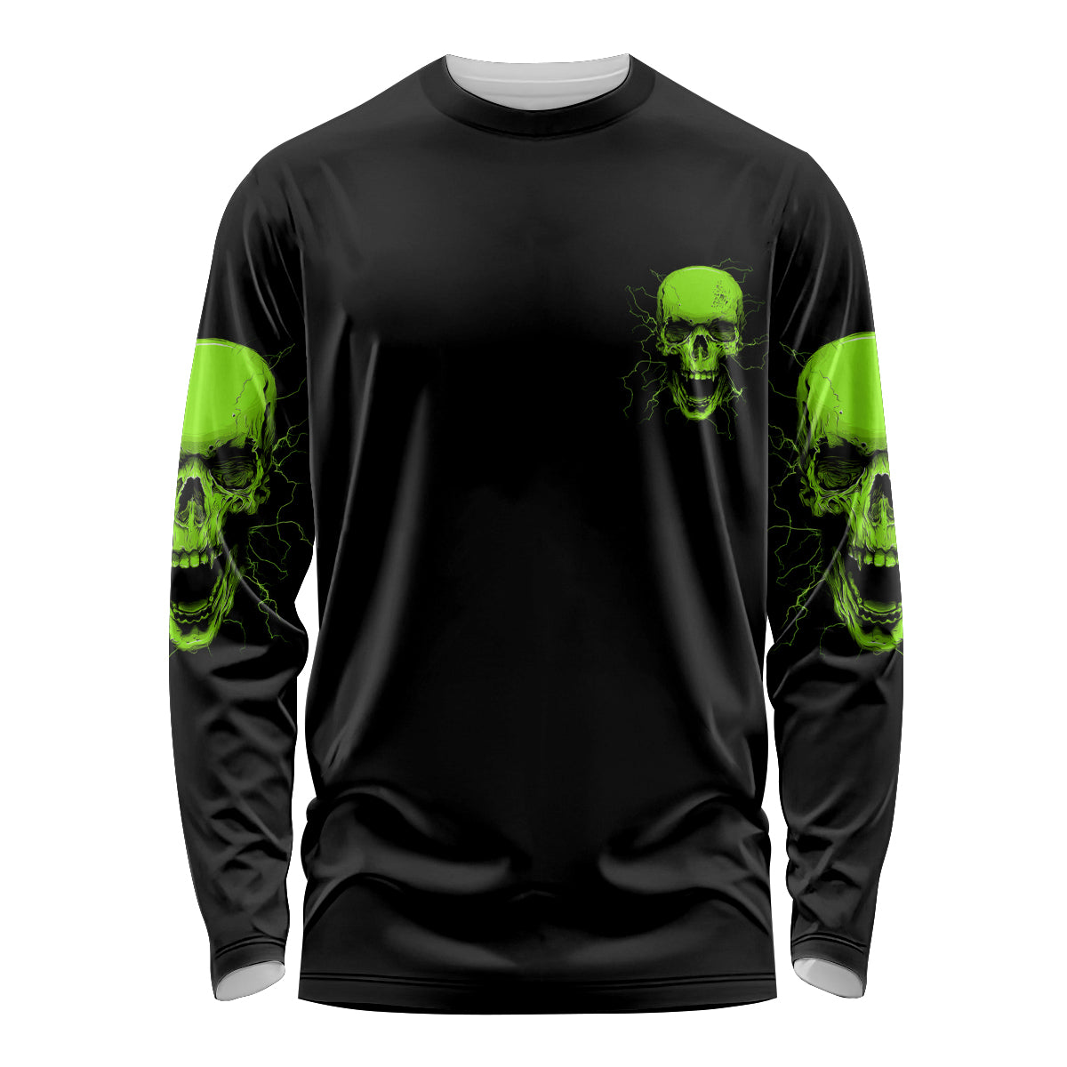I'm A Nice Person Skull Long Sleeve Shirt - Wonder Print Shop
