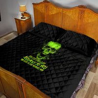 I'm A Nice Person Skull Quilt Bed Set - Wonder Print Shop
