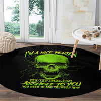 im-a-nice-person-skull-round-carpet
