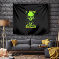 I'm A Nice Person Skull Tapestry - Wonder Print Shop