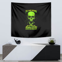 I'm A Nice Person Skull Tapestry - Wonder Print Shop