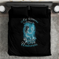 My Demons Tried To Drown Me Mermaid Bedding Set - Wonder Print Shop
