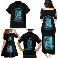 My Demons Tried To Drown Me Mermaid Family Matching Puletasi Dress and Hawaiian Shirt - Wonder Print Shop