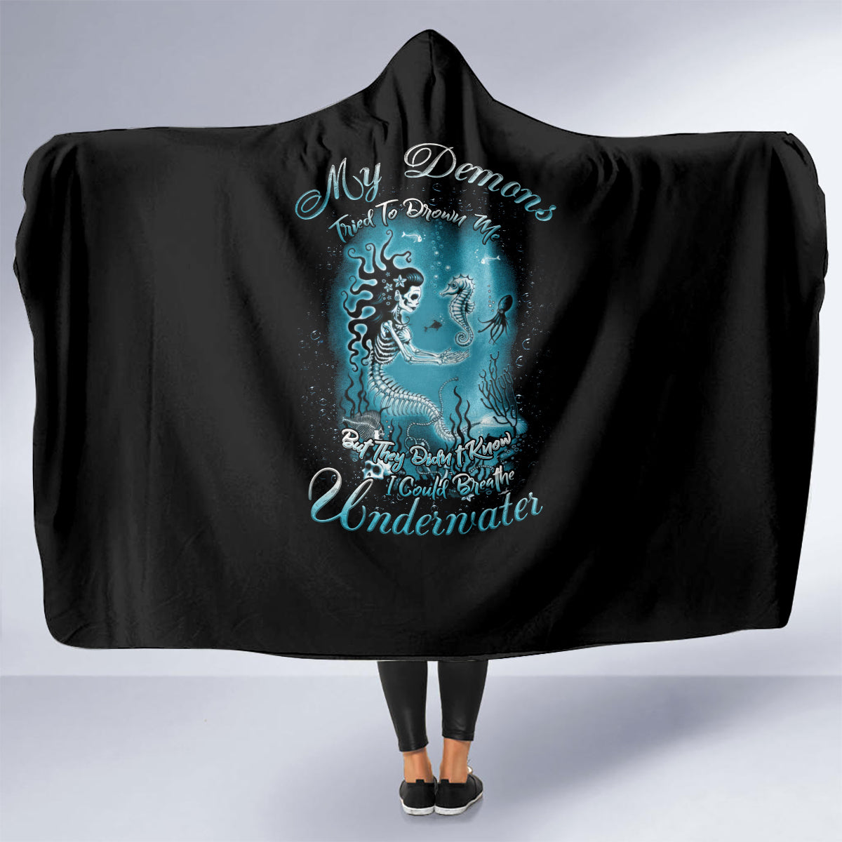 my-demons-tried-to-drown-me-mermaid-hooded-blanket
