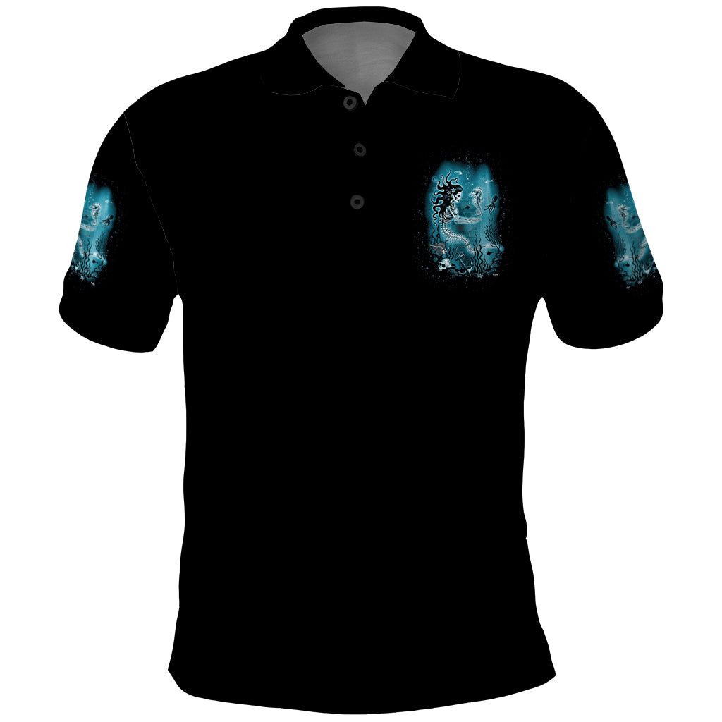 My Demons Tried To Drown Me Mermaid Polo Shirt - Wonder Print Shop