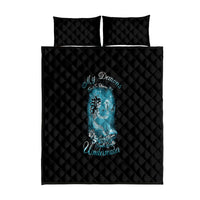 My Demons Tried To Drown Me Mermaid Quilt Bed Set - Wonder Print Shop
