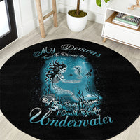my-demons-tried-to-drown-me-mermaid-round-carpet