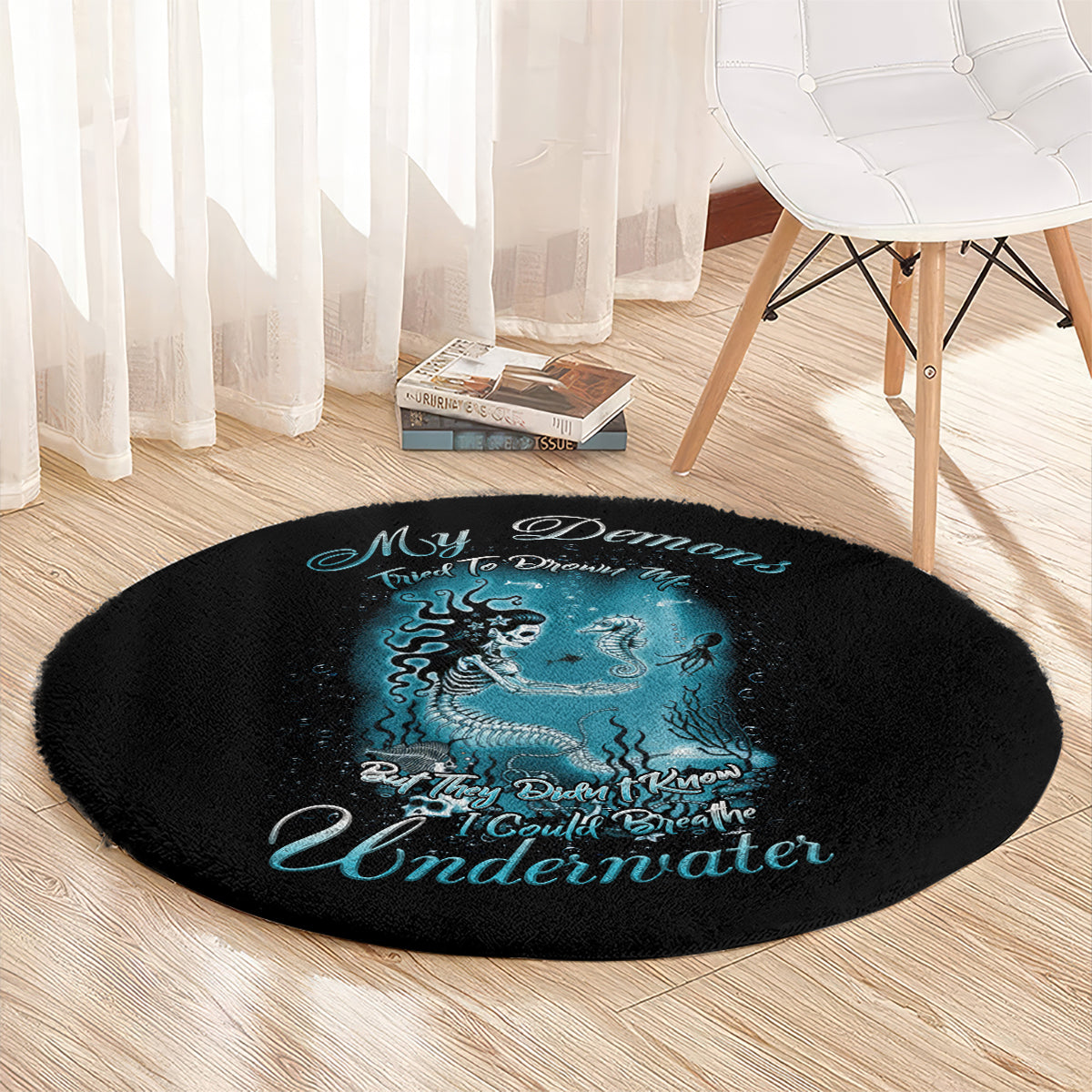 my-demons-tried-to-drown-me-mermaid-round-carpet