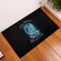 My Demons Tried To Drown Me Mermaid Rubber Doormat - Wonder Print Shop