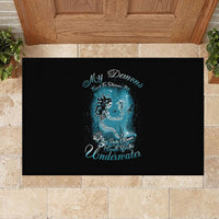 My Demons Tried To Drown Me Mermaid Rubber Doormat - Wonder Print Shop