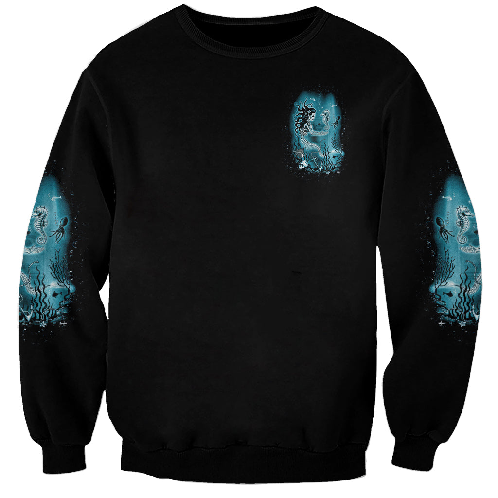 My Demons Tried To Drown Me Mermaid Sweatshirt - Wonder Print Shop