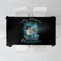 My Demons Tried To Drown Me Mermaid Tablecloth - Wonder Print Shop