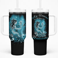 My Demons Tried To Drown Me Mermaid Tumbler With Handle - Wonder Print Shop