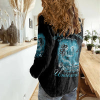 My Demons Tried To Drown Me Mermaid Women Casual Shirt - Wonder Print Shop