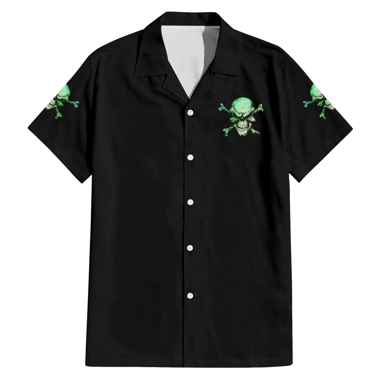 When I Was Born Mad Skull Family Matching Mermaid Dress and Hawaiian Shirt - Wonder Print Shop