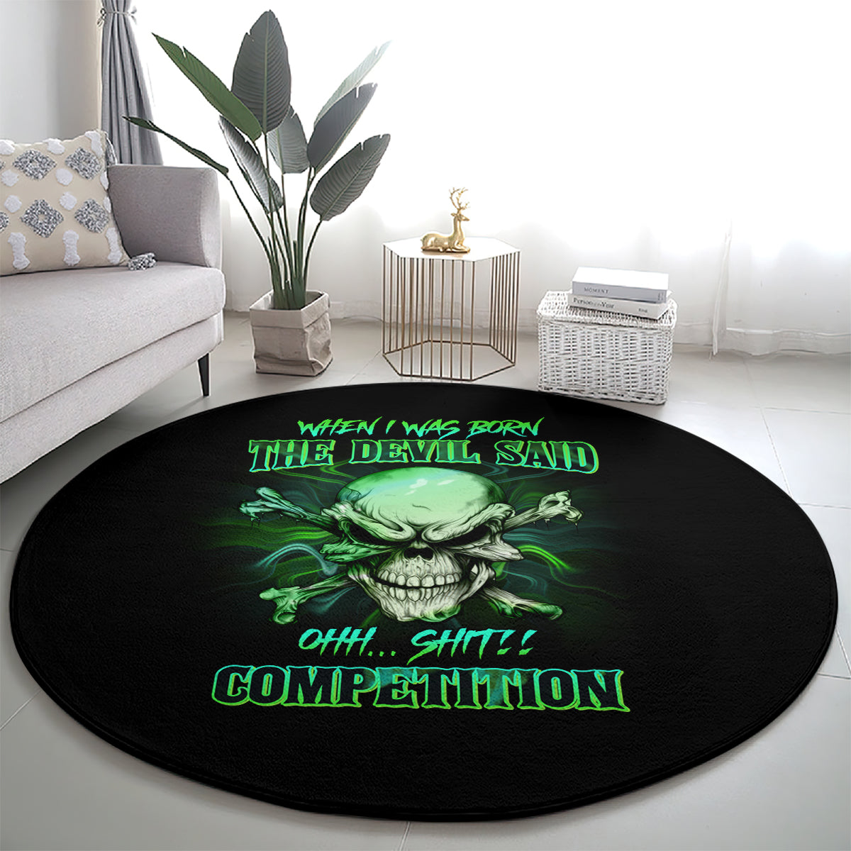 when-i-was-born-mad-skull-round-carpet