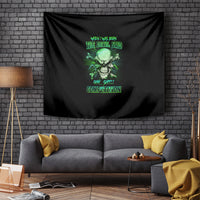 When I Was Born Mad Skull Tapestry - Wonder Print Shop